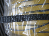 Samolepící páska pod krbové sklo 10x2mm šedá